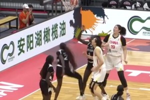 欺负人啊！张子宇与韩旭的“双塔连线”，有几支球队能防住啊